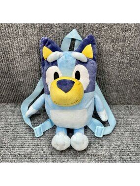 Bluey Plush Backpack Bag 16” Ludo Stuffed Animal Dog Adjustable Straps EUC